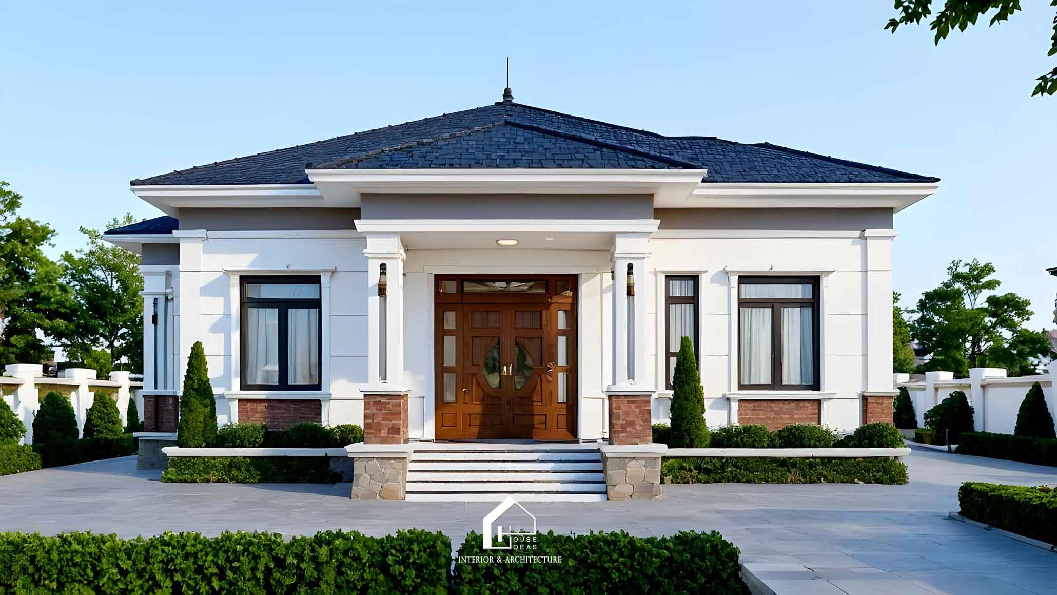 nhà vườn cấp 4 mái Thái