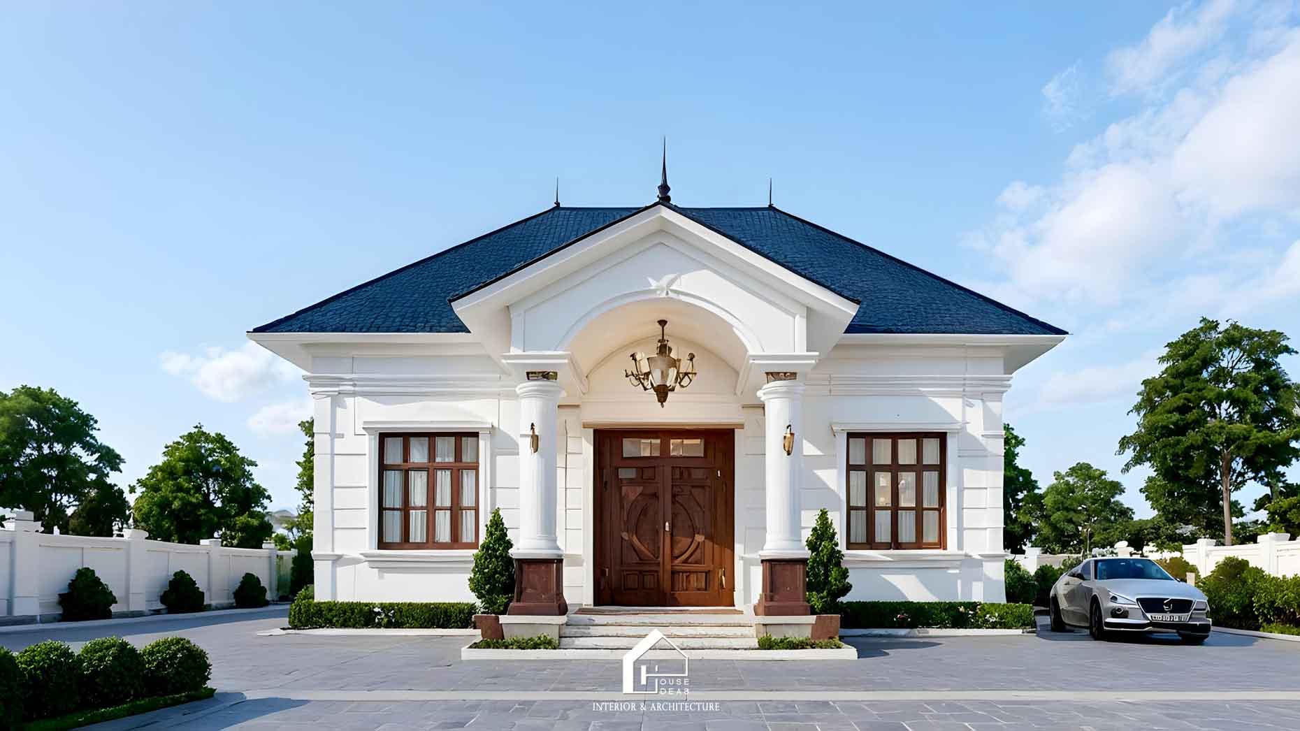 nhà cấp 4 có sân vườn