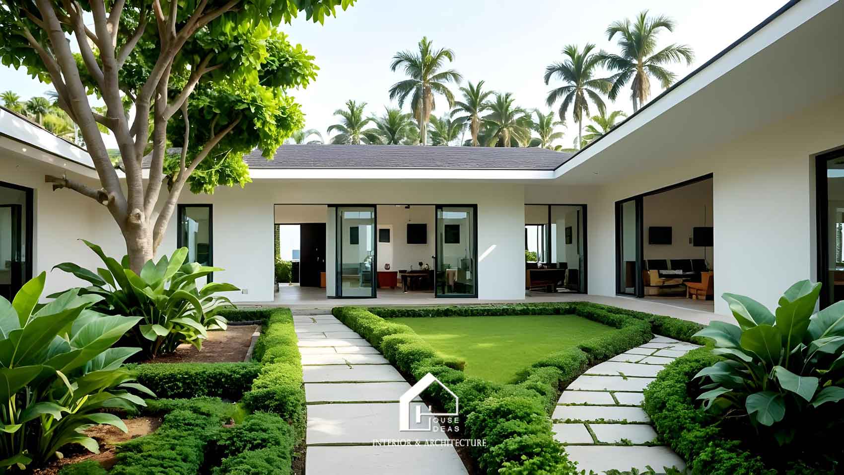 thiết kế nhà vườn cho gia đình 3 thế hệ