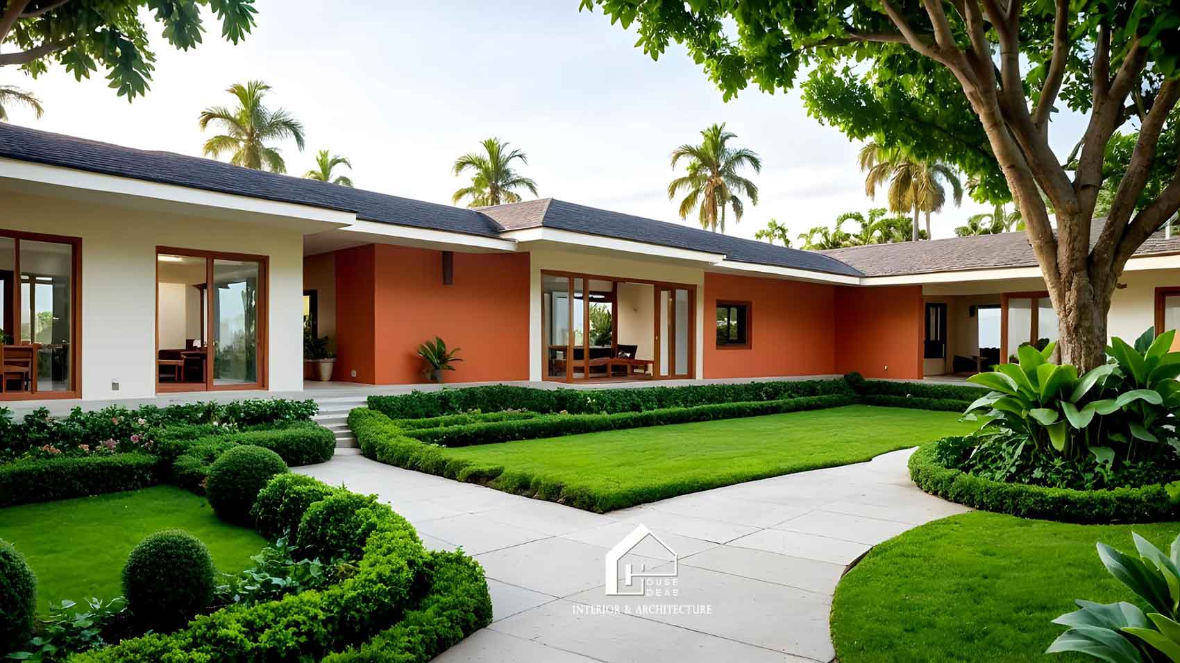 thiết kế nhà vườn 3 thế hệ