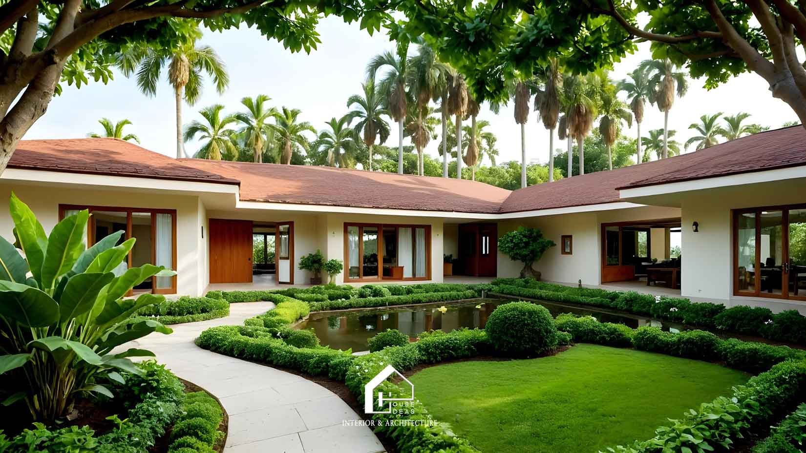 nhà vườn cho gia đình đông người