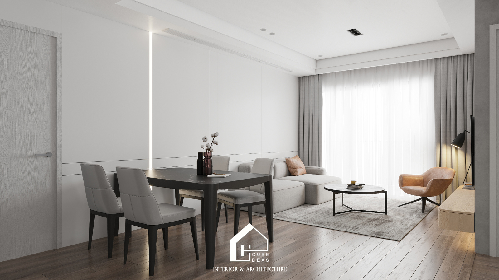 thiết kế phòng khách đẹp