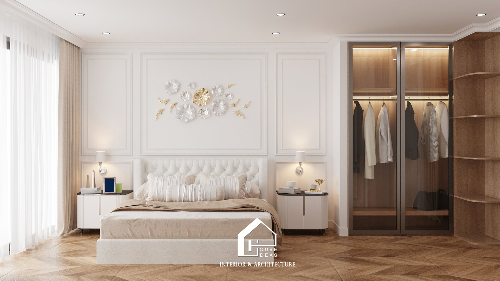 phòng ngủ master xinh