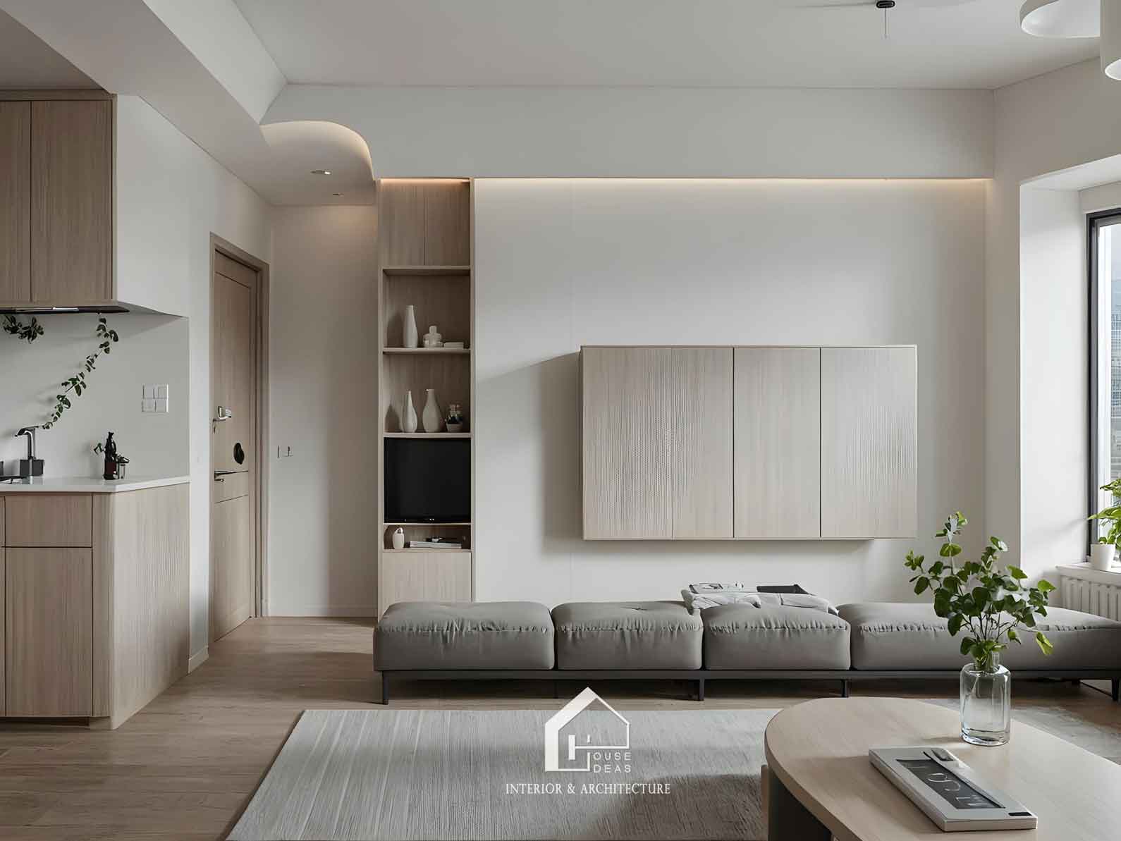 Thiết kế nội thất tối giản