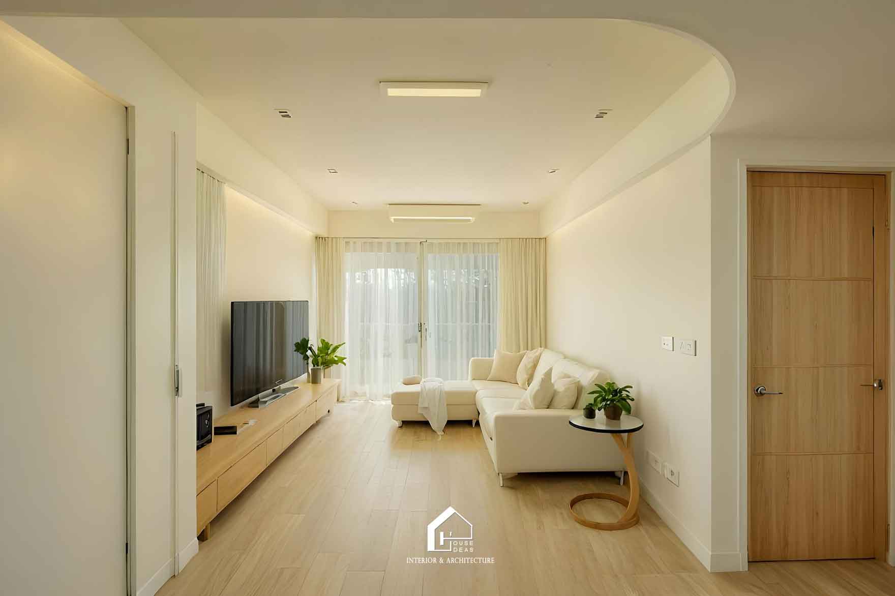 mẫu phòng khách hiện đại đẹp 2025