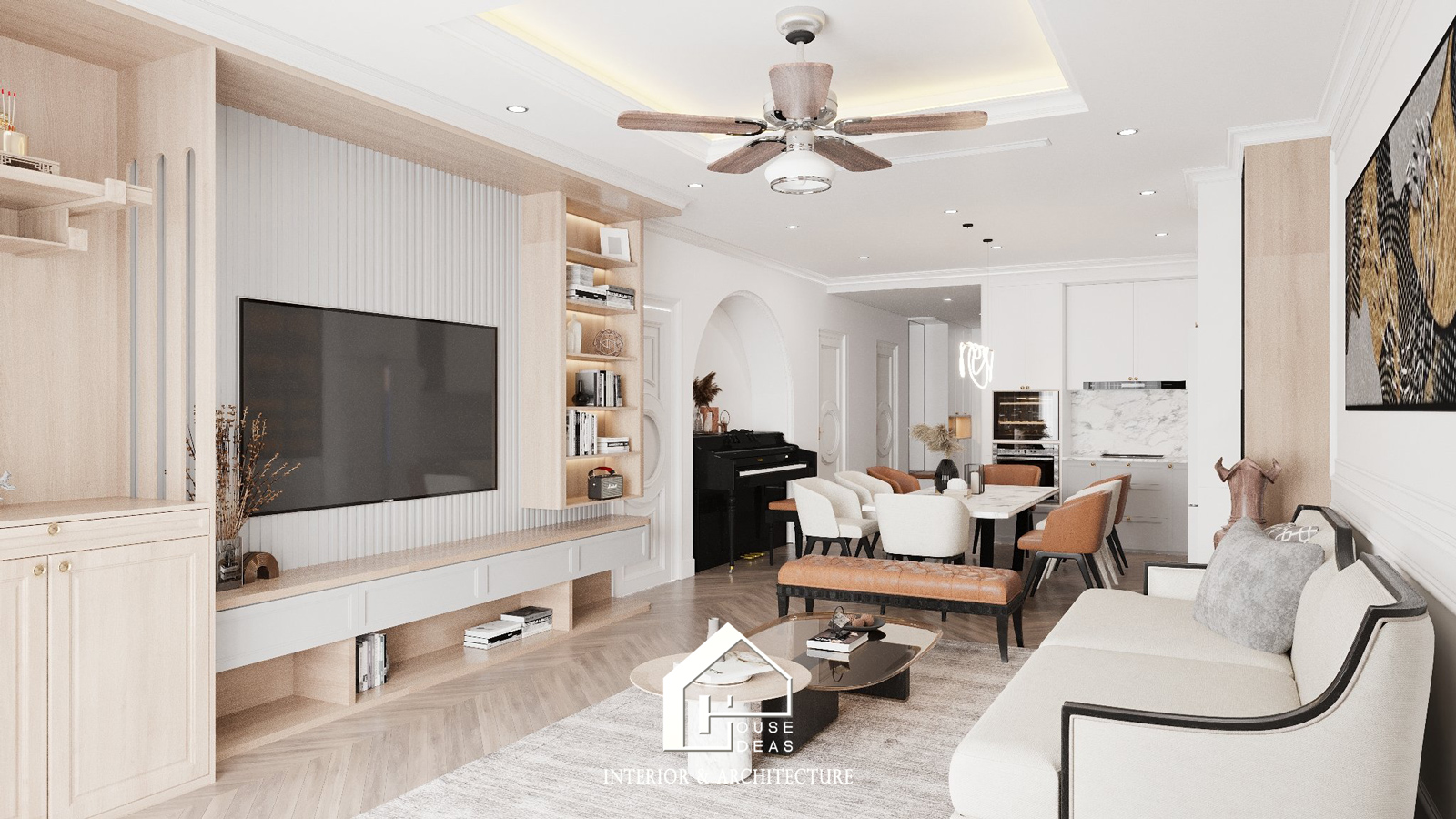 phòng khách sang trọng