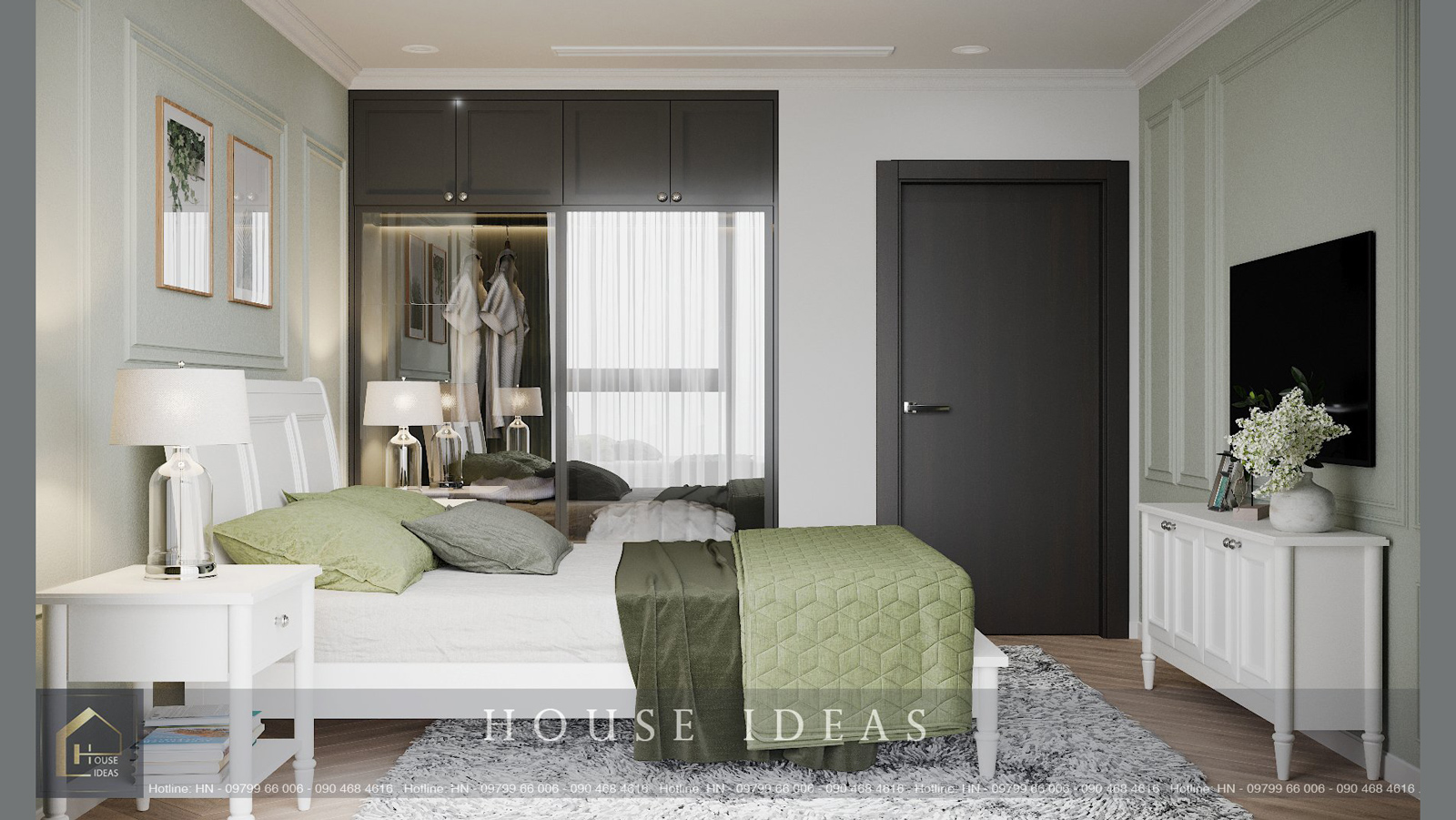 thiết kế phòng ngủ master đẹp