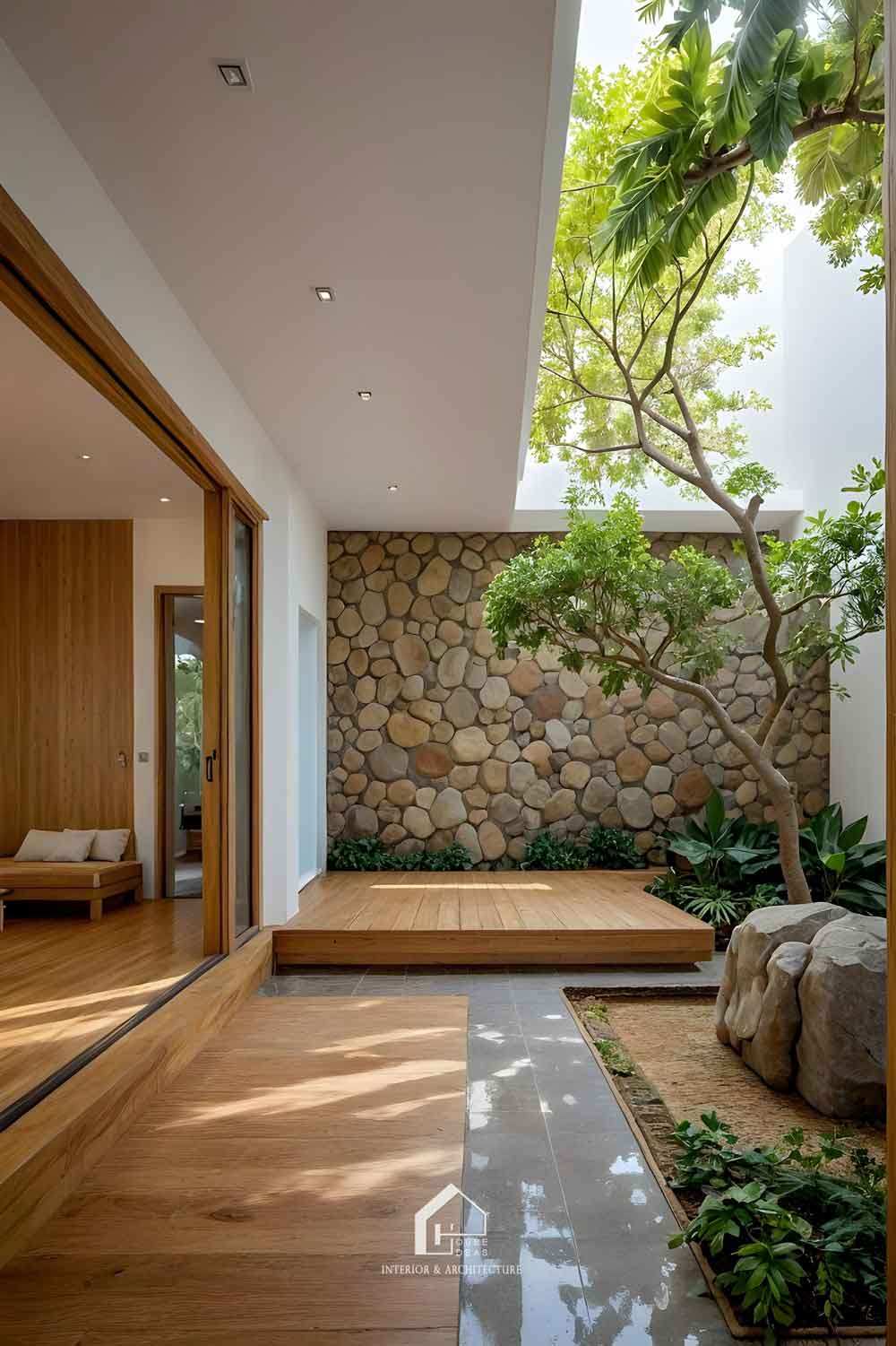 mẫu phòng khách nhiệt đới đẹp