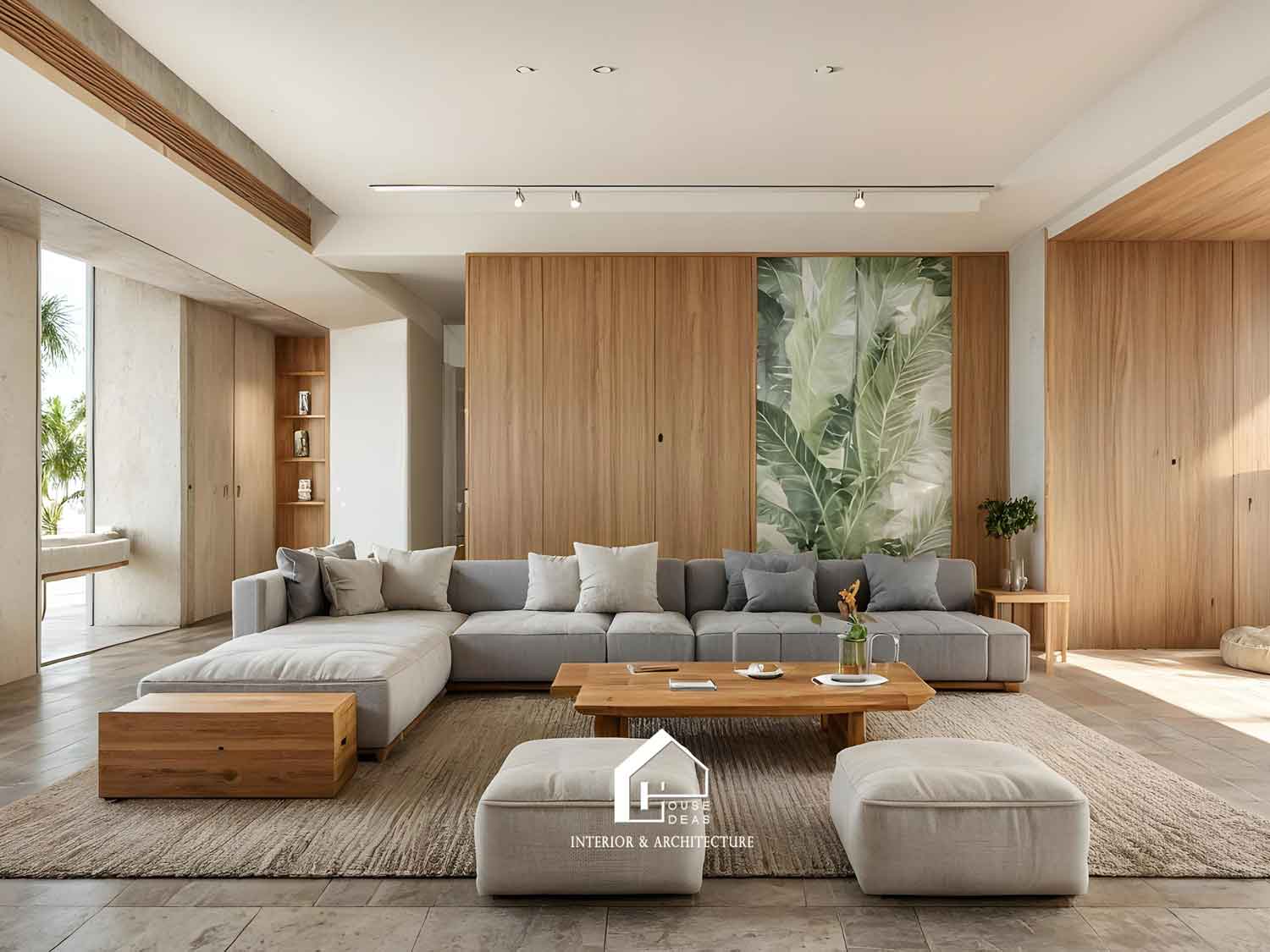 phòng khách bắc âu