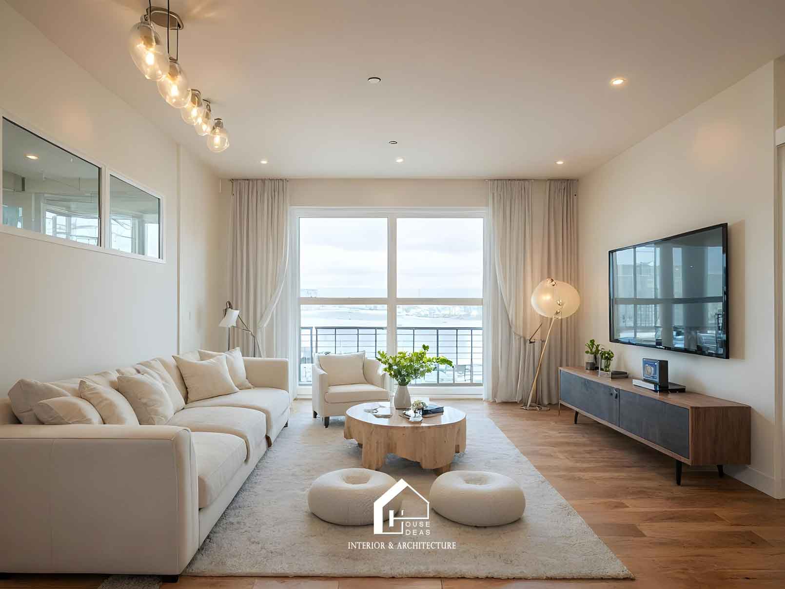 phòng khách phong cách hiện đại