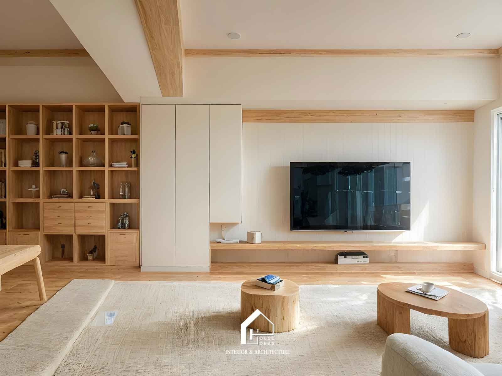 phòng khách tối giảm