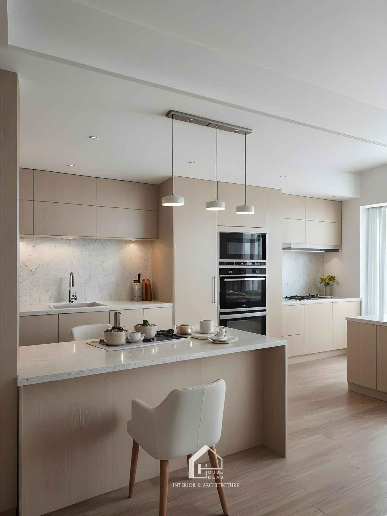 thiết kế phòng bếp đẹp