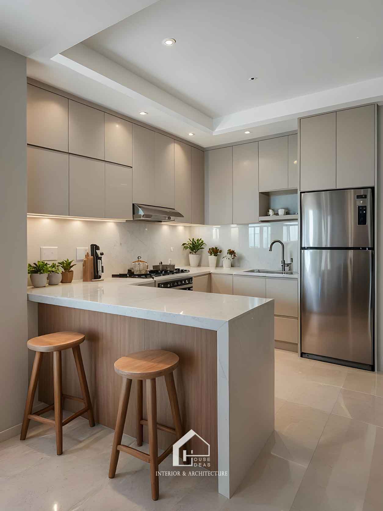 thiết kế phòng bếp đẹp