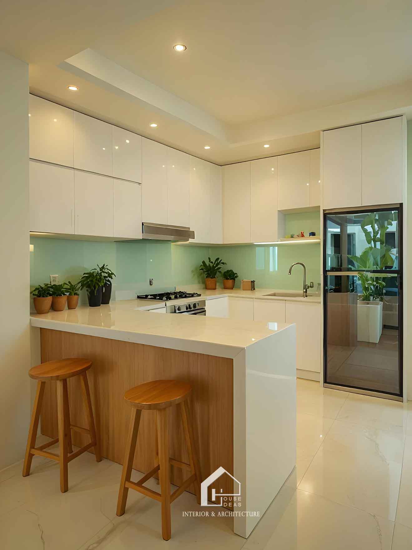 thiết kế tủ bếp theo yêu cầu