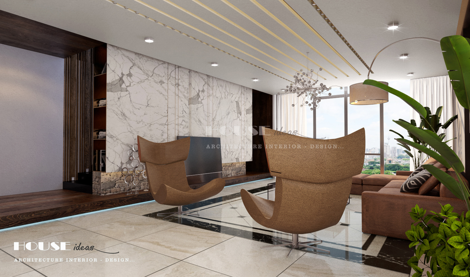 nội thất hiện đại sang trọng