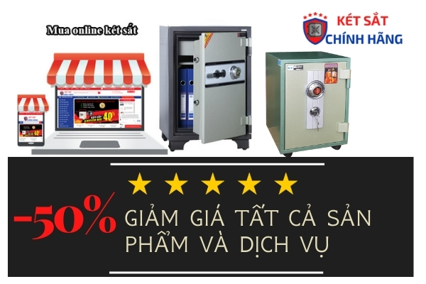 địa chỉ mua két sắt giảm giá dịp Tết Dương Lịch uy tín - an toàn