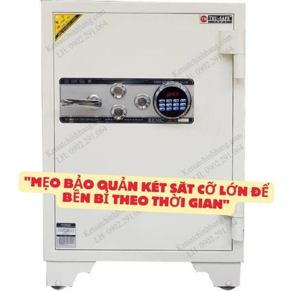 Két sắt cỡ lớn là một trong những tài sản quý giá mà nhiều gia đình và doanh nghiệp sử dụng để bảo vệ tài sản của mình