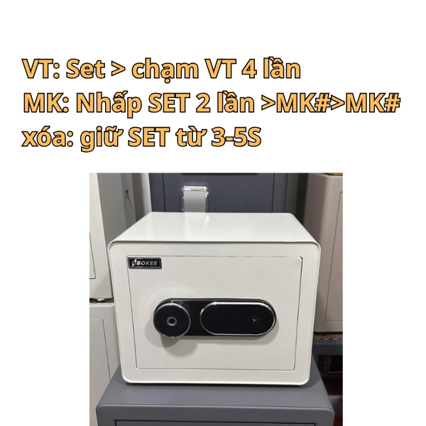 Hướng dẫn sử dụng két sắt Bokee BK30VT