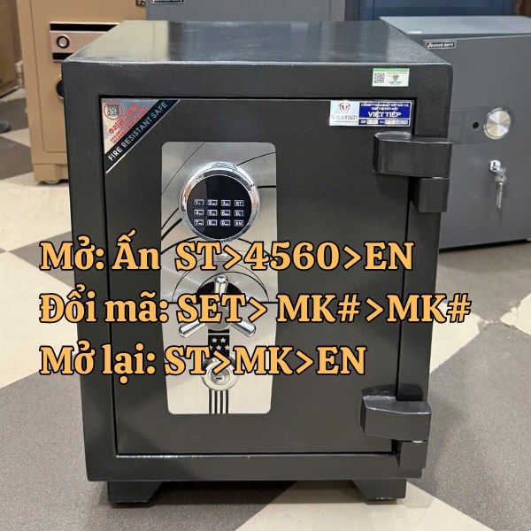 Hướng dẫn sử dụng két sắt siêu cường điện tử Việt Tiệp