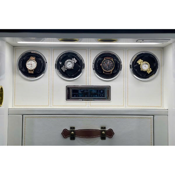 Khoang chứa đồng hồ phiên bản cao cấp nhất 100ALS màu trắng