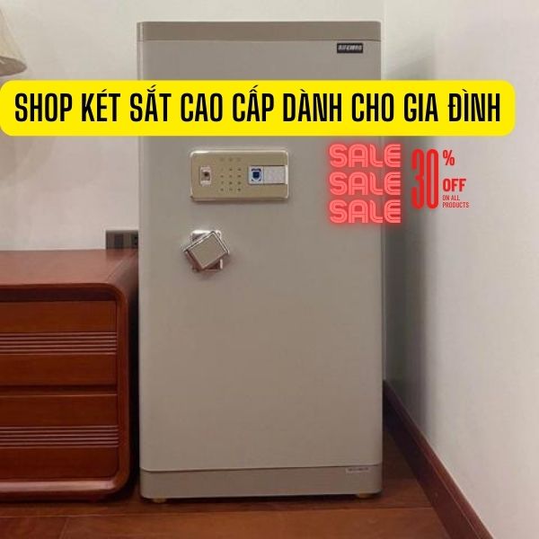 Két sắt cao cấp dành cho gia đình là sự lựa chọn hoàn hảo để bảo vệ tài sản và giấy tờ quan trọng khỏi những nguy cơ tiềm ẩn như trộm cắp, hỏa hoạn.
