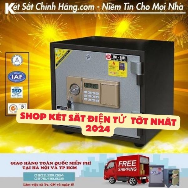 Két sắt điện tử đã trở thành một phần quan trọng trong việc bảo vệ tài sản của các gia đình
