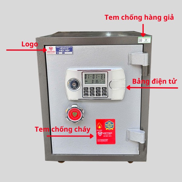 Cách nhận biết két sắt việt tiệp Điện tử chính hãng