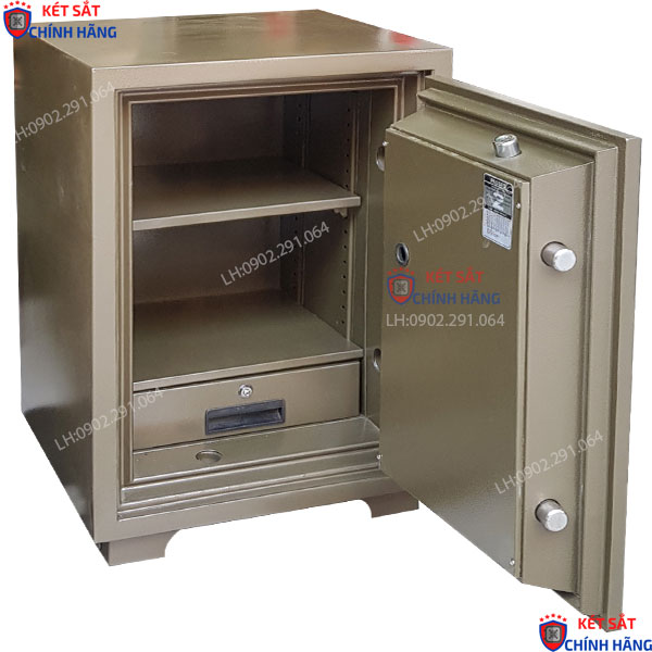 Nội thất két sắt Donghun DH60C Hàn Quốc cơ đổi mã