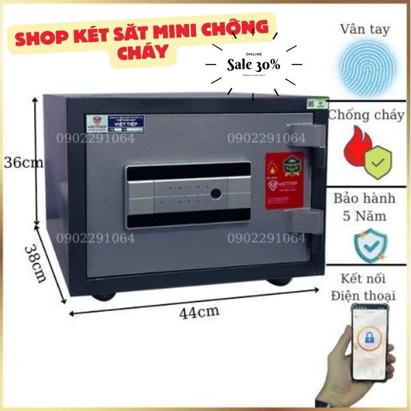 Két sắt mini chống cháy là một giải pháp lý tưởng cho những ai cần bảo vệ tài sản, giấy tờ