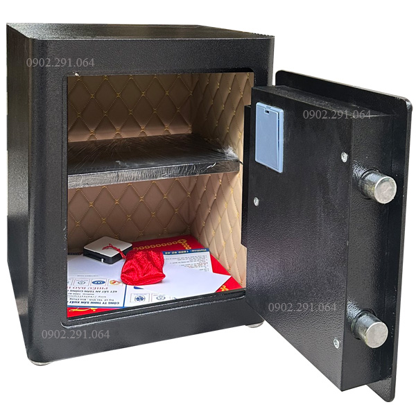 Nội thất két sắt Neko safe NS60 điện tử chia làm 2 ngăn