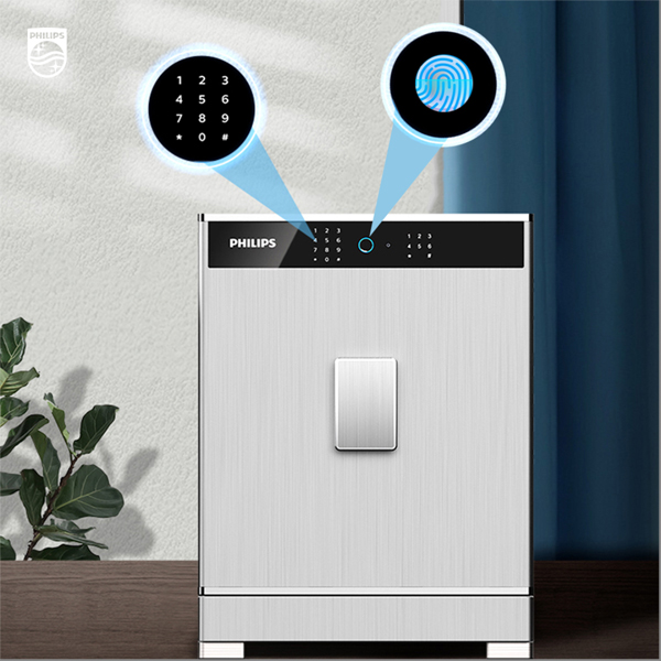 Két sắt Philips sử dụng công nghệ nhận dạng vân tay hiện đại từ Thụy Điển