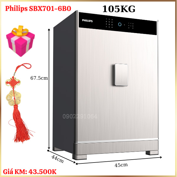 Thông số kỹ thuật két sắt Philips SBX701-6B0