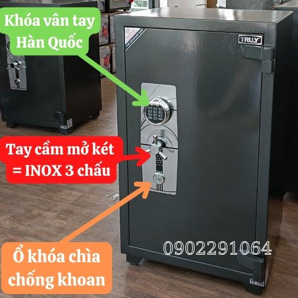 Két sắt vân tay cỡ lớn TS100VT siêu cường xuất khẩu Mỹ an toàn dễ sử dụng