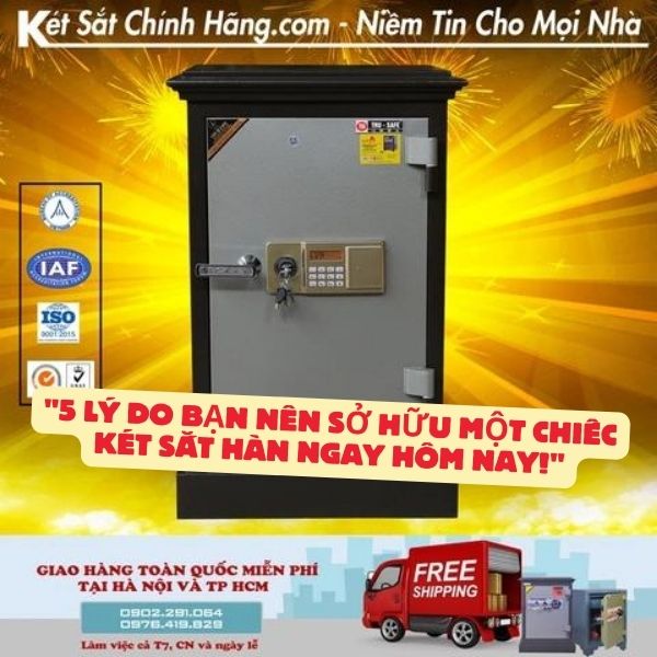 Két sắt Hàn Quốc từ lâu đã nổi tiếng với tính năng bảo mật cao và chất lượng vượt trội.