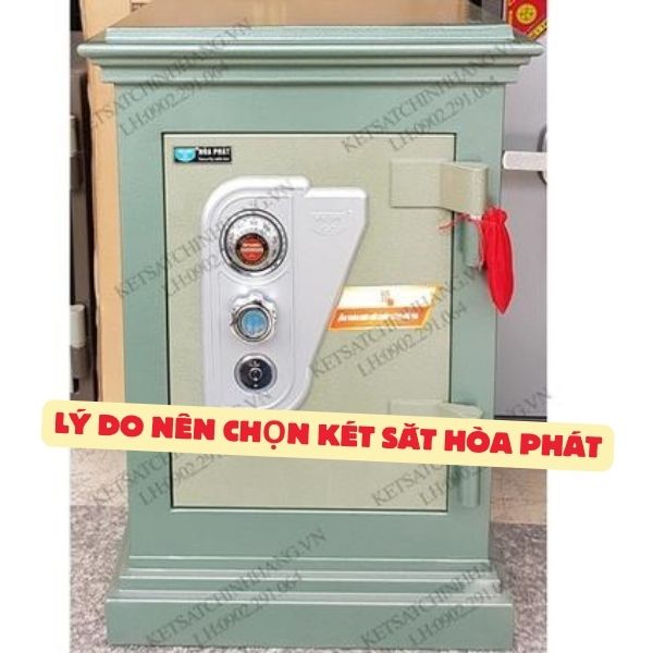 Két sắt Hòa Phát không chỉ là một sản phẩm bảo mật; nó là người bảo vệ đáng tin cậy cho tài sản của bạn