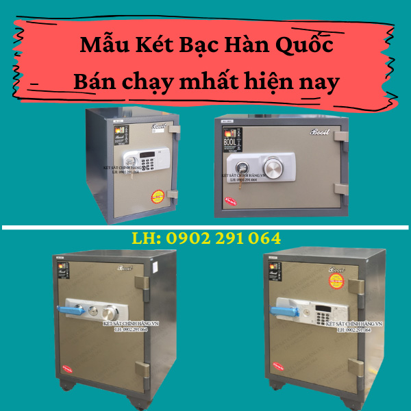 Các mẫu két bạc Hàn Quốc bán chạy nhất hiện nay