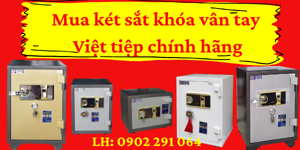 Mua két sắt khóa vân tay việt tiệp chính hãng giá rẻ