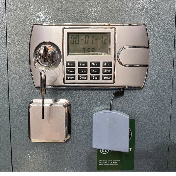 Cách mở két sắt điện tử Việt Nhật bằng hộp tiếp PIN két sắt