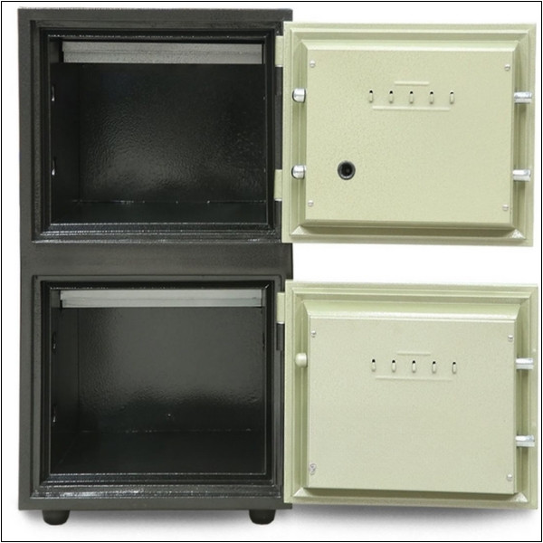 Két sắt 2 tầng Trusafe HQ63DT-2T điện tử có 2 tầng và khóa mã riêng biệt riêng tư tiện lợi