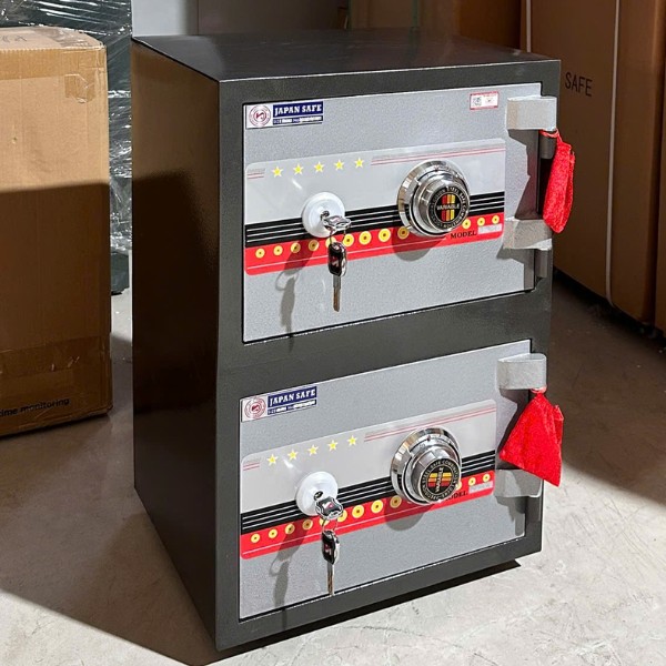 Két sắt 2 tầng Việt Nhật VN22DM-2T cơ đổi mã chống cháy bền, sử dụng ổn định