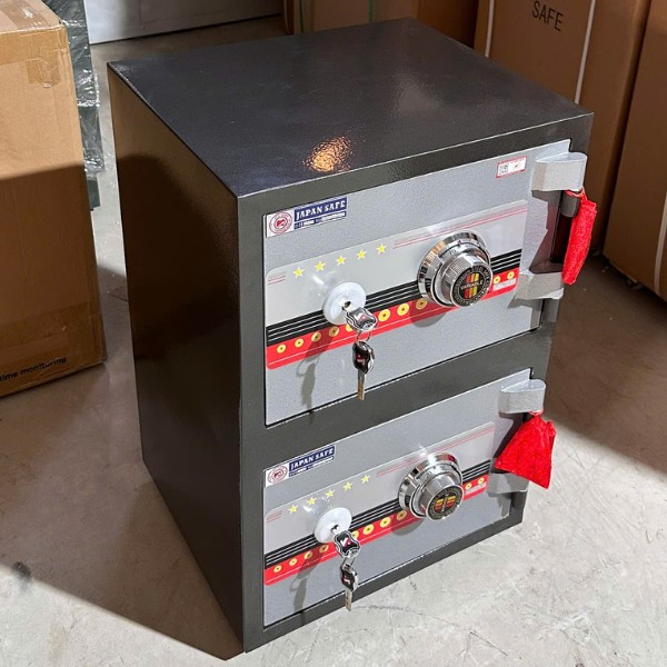 Két sắt 2 tầng Việt Nhật VN22DM-2T cơ đổi mã cho gia đình và công ty