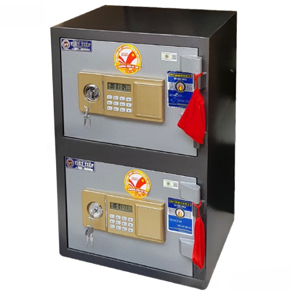 Két sắt 2 tầng Việt Tiệp KVTE86 an toàn chống cháy chống phá