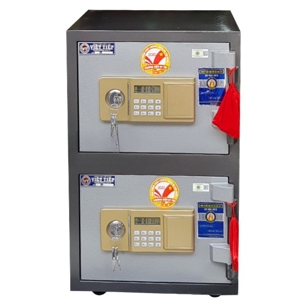 Két sắt 2 tầng Việt Tiệp KVTE86 điện tử chống cháy giá rẻ
