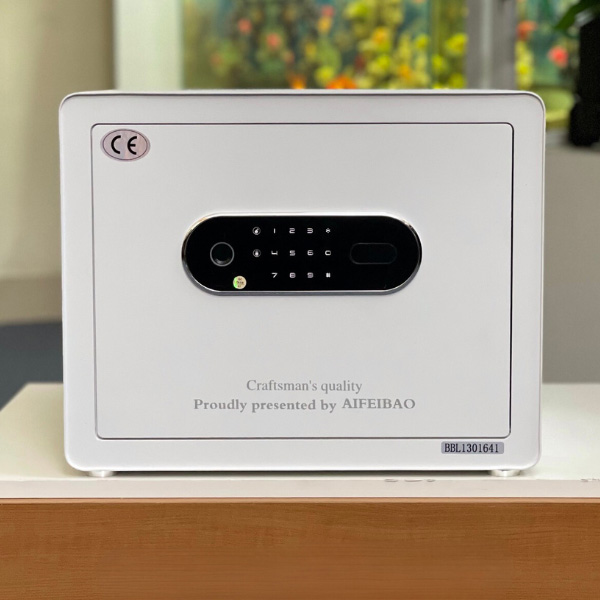 Két sắt mini thông minh aifeibao HK-MD-30AM mở két bằng vân tay, app chất lượng cao