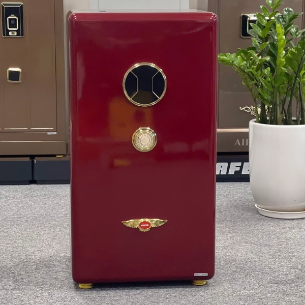 Két sắt AifeiBao HK-A1D-100ALS màu đỏ thông minh kết nối điện thoại