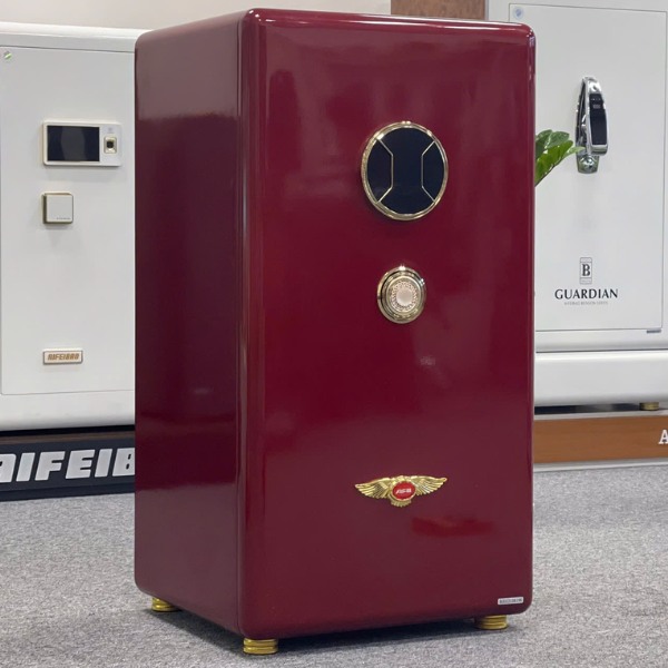 Thực tế két sắt nhập khẩu Aifeibao HK-A1D-100ALS màu đỏ