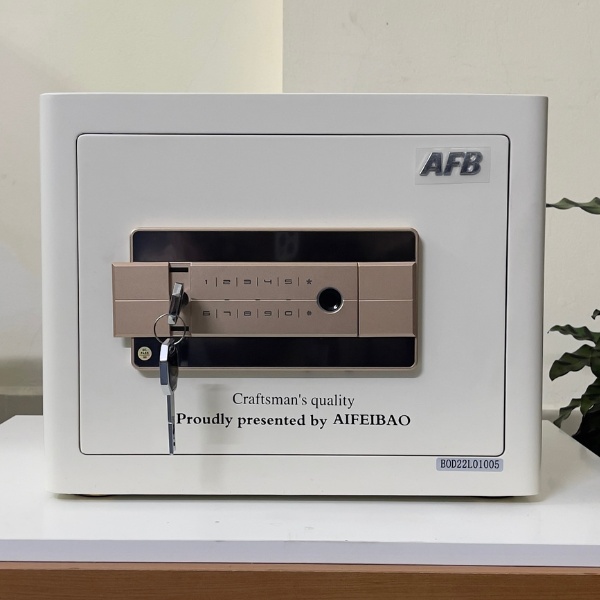 Mua Két sắt nhập khẩu AFB HK-A1D-30HM màu trắng kem kết nối điện thoại