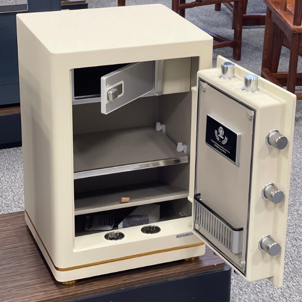 Nội thất két sắt Aifeibao AFB HK-A1D-60HM màu trắng kem