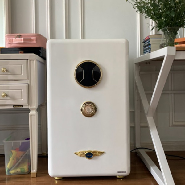 Thực tế két sắt thông minh Aifeibao HK-A1D-70ALS màu trắng