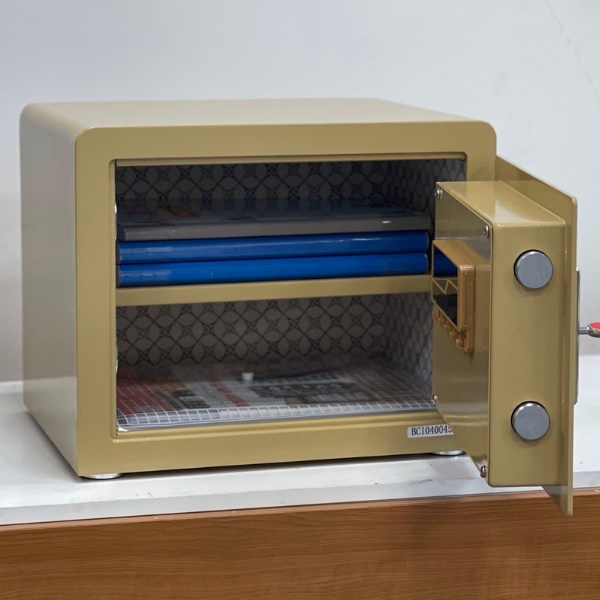 Nội thất Két sắt mini nhập khẩu AifeiBao 30BL vân tay chính hãng để được hồ sơ, A4